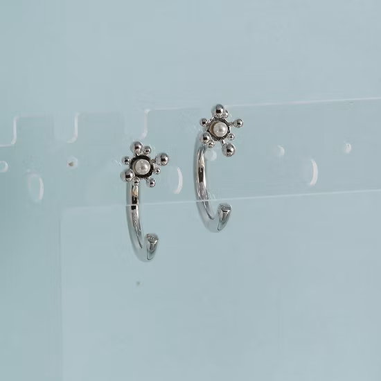 2022 Großhandel Neue Schmuck Barock Große Perle Lange Tropfen Süßwasser Perle Legierung Ohrringe