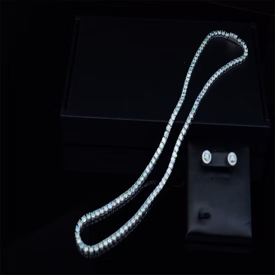 Blaugrüne Ohrringe Ohrstecker S925 Moissanit Feinschmuck